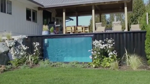 preview for These Incredible Heated Pools Are Made From Shipping Containers