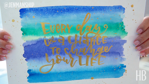 preview for Watercolor Lettering With Jenmanship