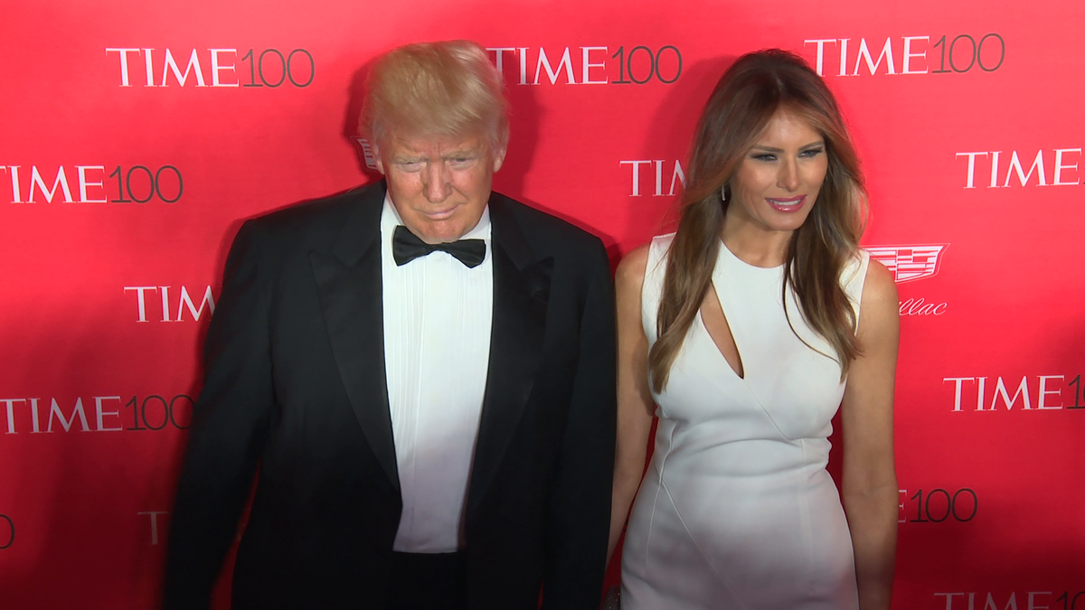 preview for Donald and Melania Trump at the 2016 Time 100 Gala