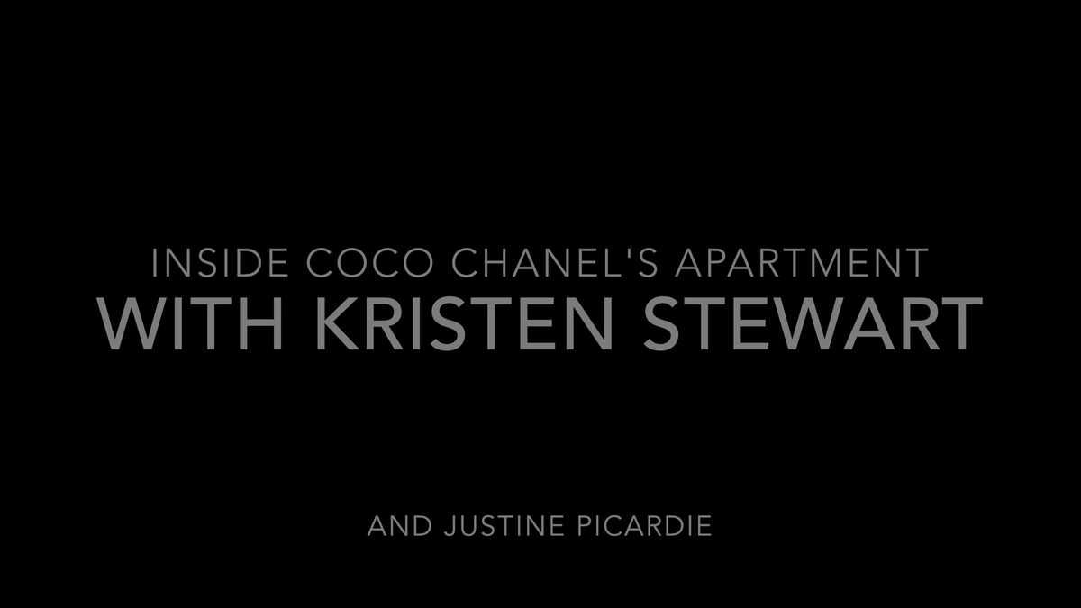 preview for Kristen Stewart takes a tour of Coco Chanel's apartment: the highlights