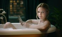 preview for Heather Graham takes a bubble bath in new ad for Foxy Bingo