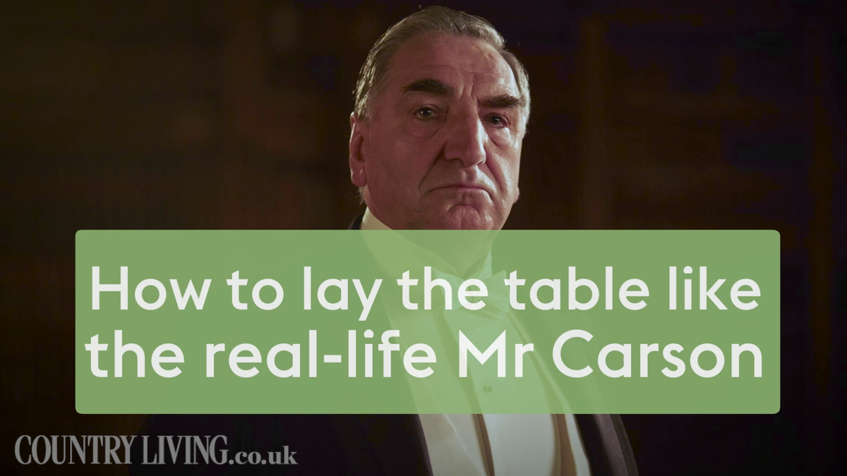 preview for How to lay the table like the real-life Mr Carson