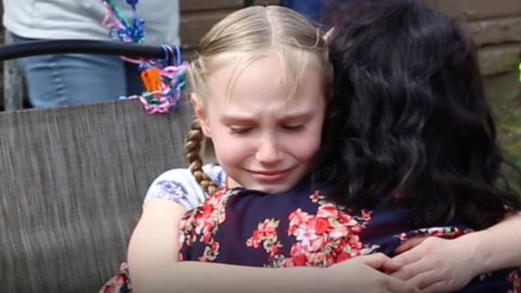 preview for This Little Girl's Birthday Party Adoption Surprise Will Melt Your Heart
