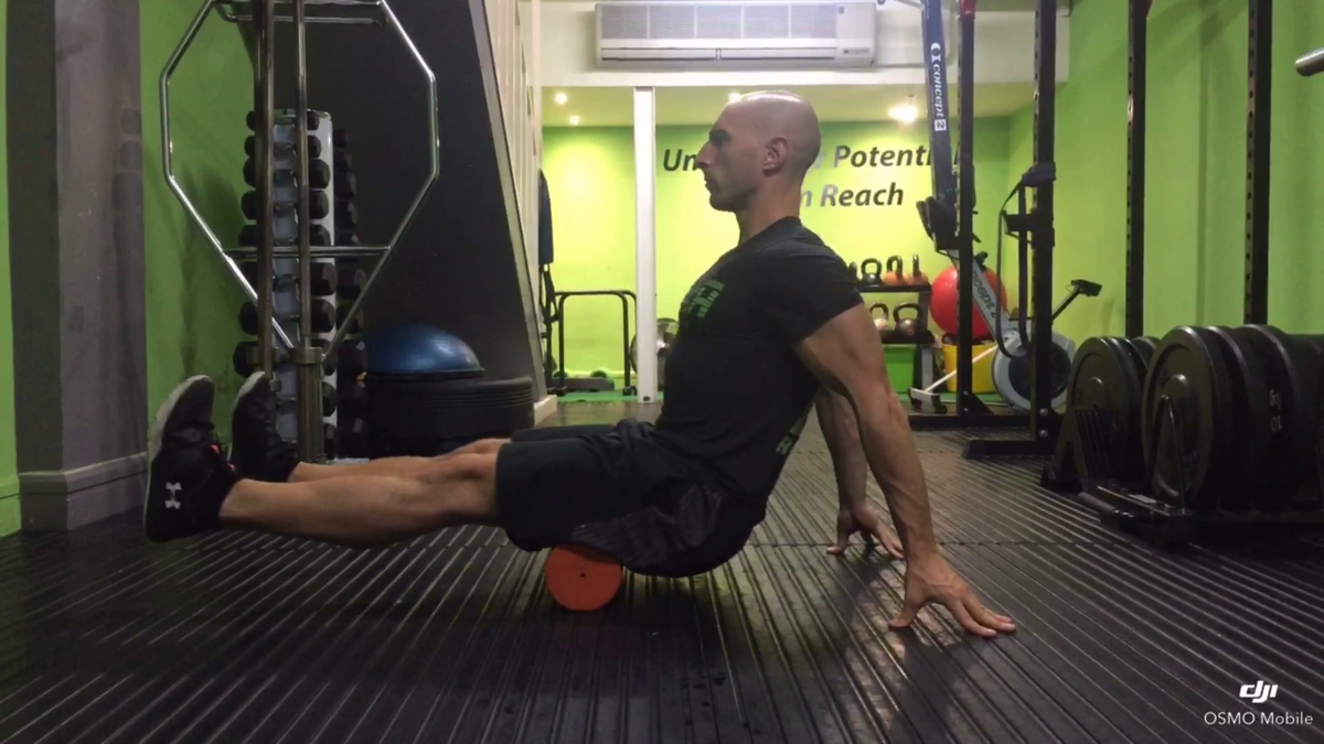 preview for Mobility moves to help tight hamstrings: Foam rolling
