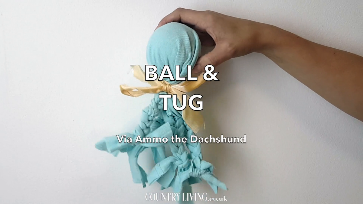 preview for How to make a Ball & Tug dog toy at home