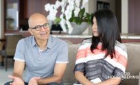 preview for A Conversation With Satya and Anu Nadella