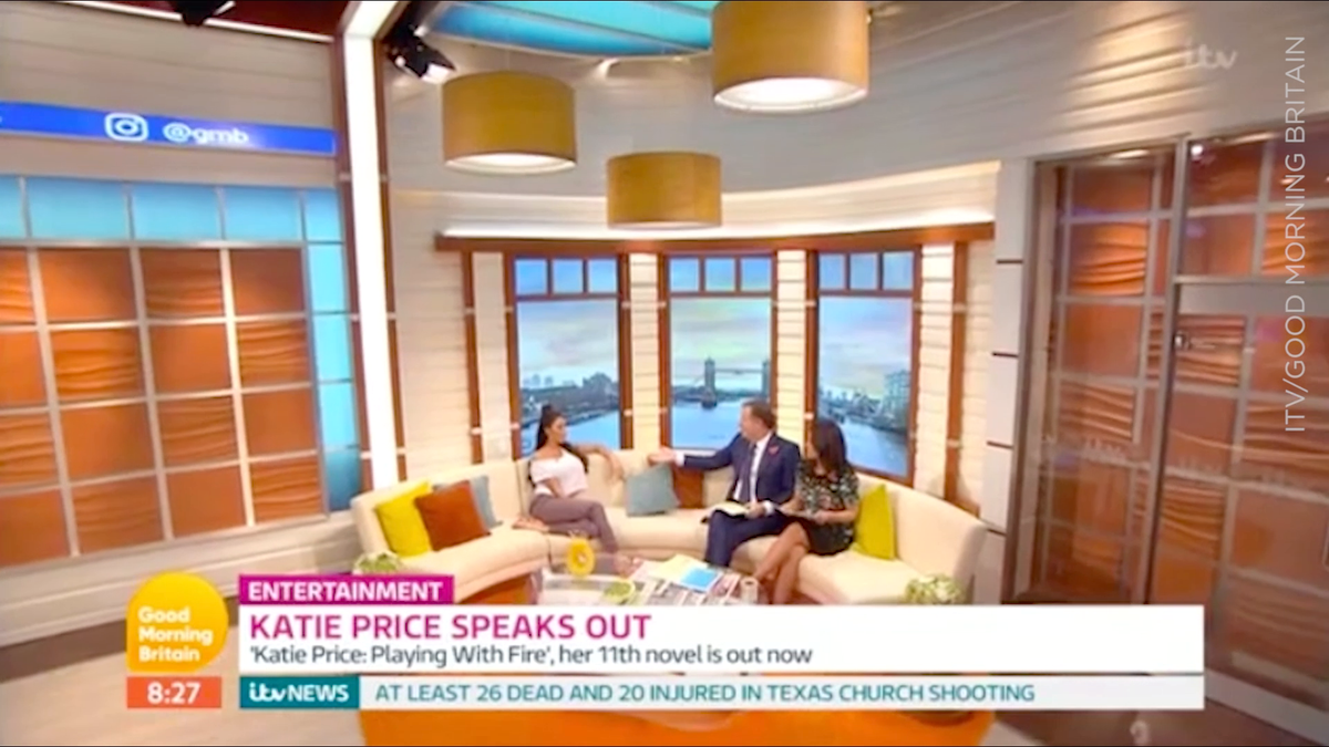 preview for Good Morning Britain's Piers Morgan is shut down by Katie Price after trying to embarrass her