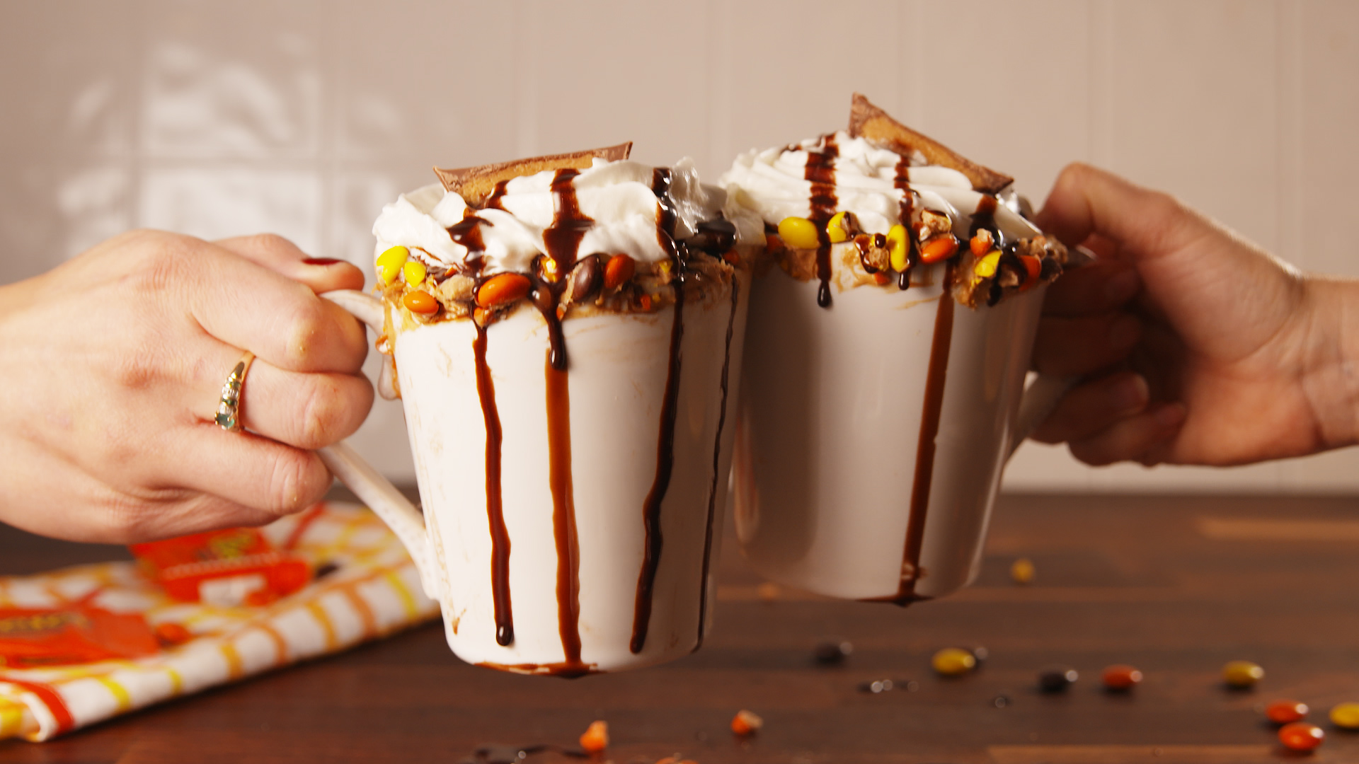 Reese's Pieces Hot Chocolate