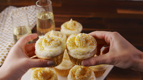 preview for This Champagne Hack Will Change The Way You Bake Cupcakes