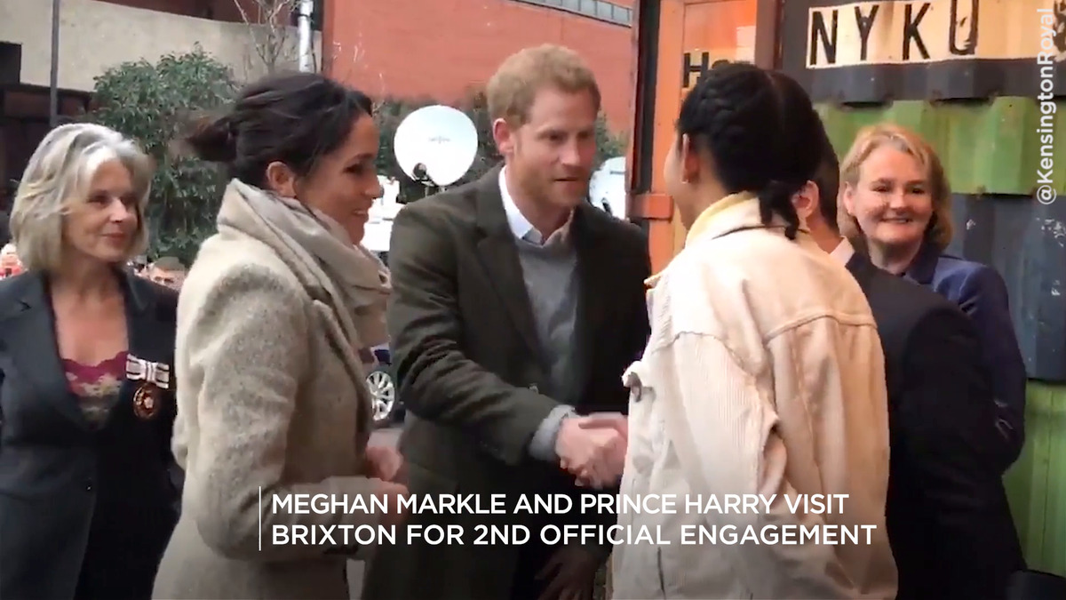 preview for Meghan Markle And Prince Harry Visit Brixton For Second Official Engagement Together