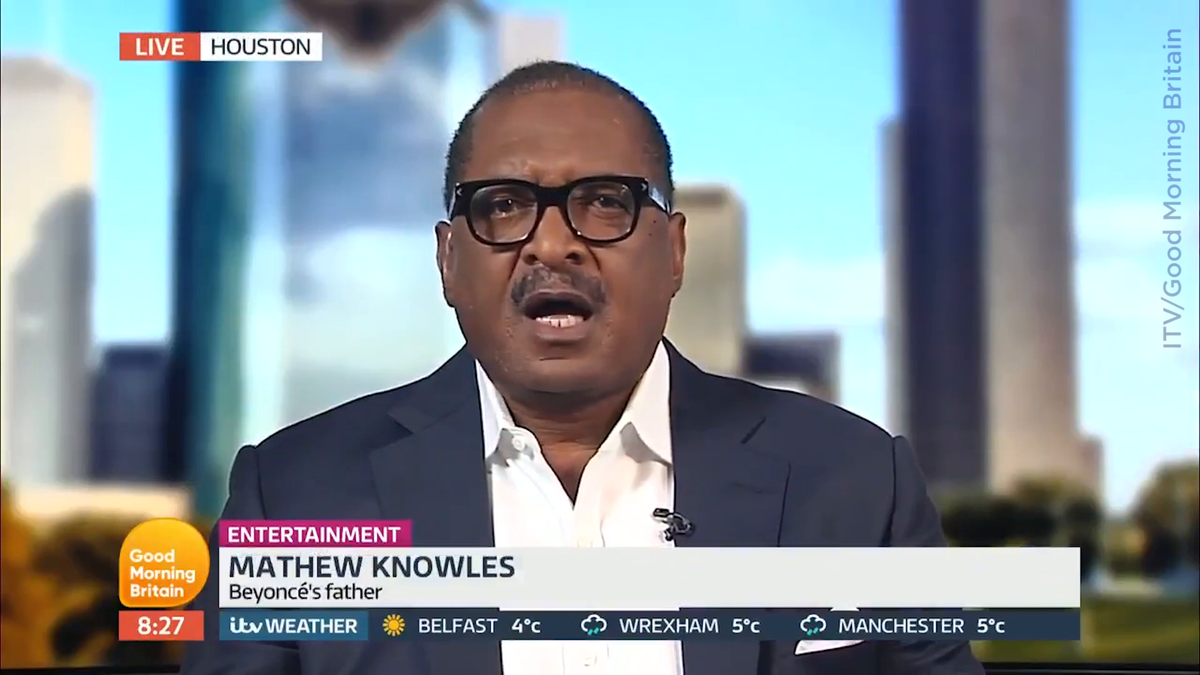 preview for Beyoncé's dad Mathew Knowles discusses Solange's lift fight with Jay-Z on Good Morning Britain