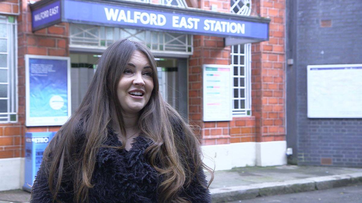 preview for EastEnders: Lacey Turner discussing the Slaters