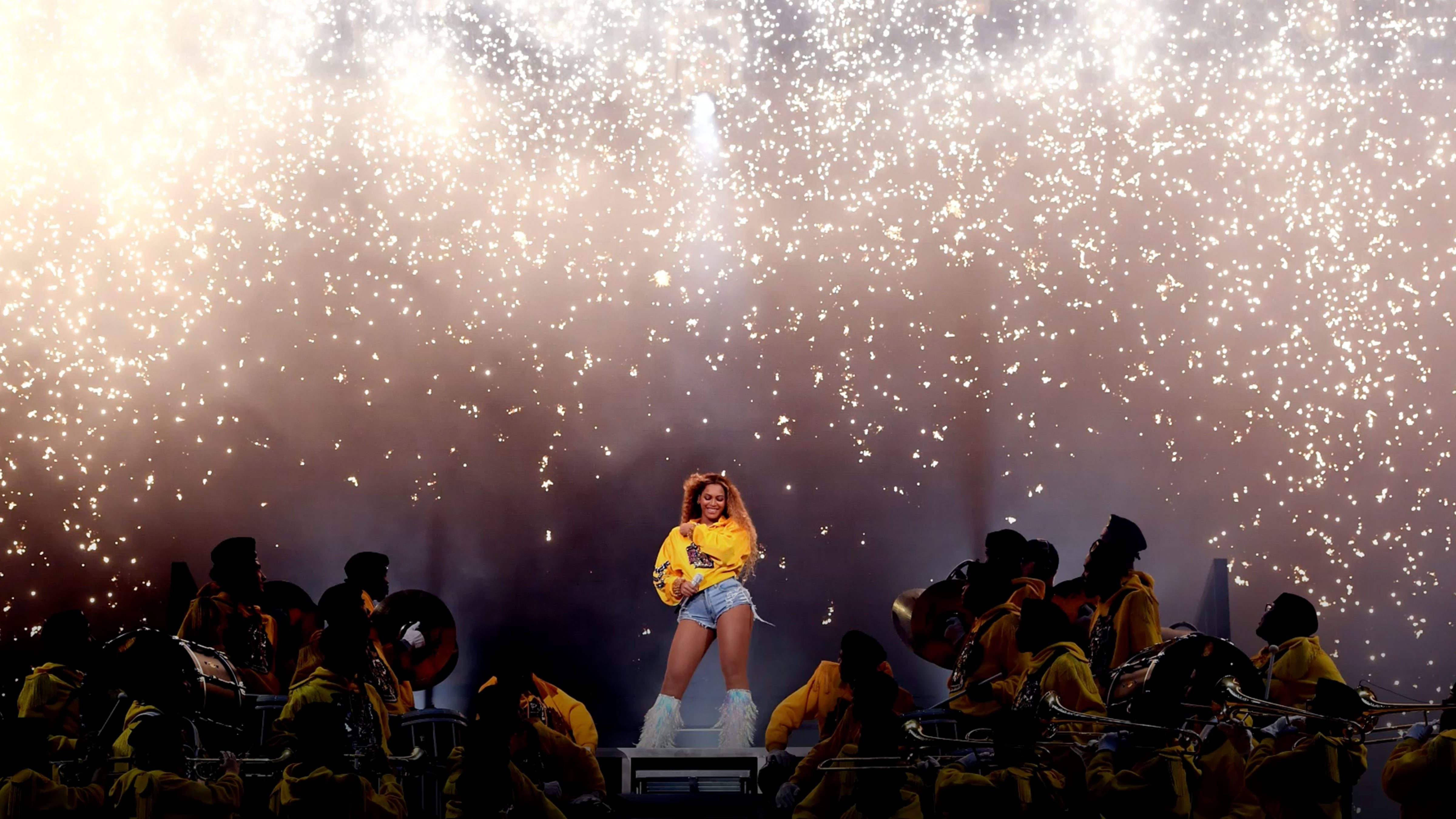 Blue Ivy Matches With Beyonce In An All-Pink Outfit At Coachella 2018