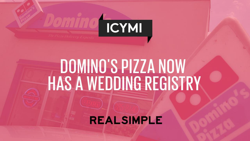 Domino's Wedding Registry