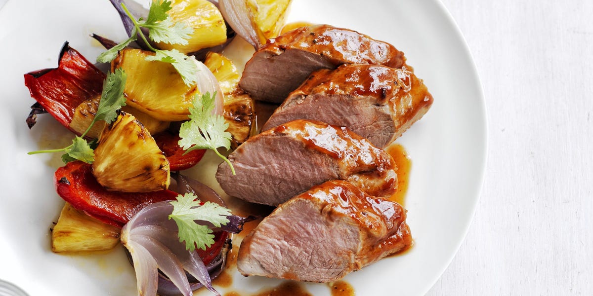 Sweet And Smoky Pork Tenderloin With Pineapple And Peppers Recipe