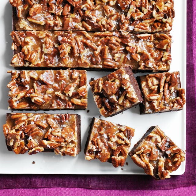 caramel pecan brownies