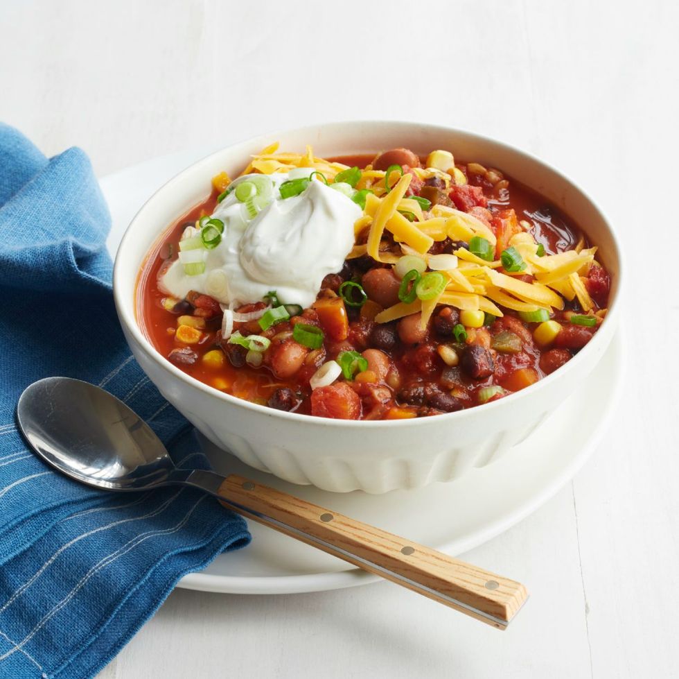 vegan recipes for kids vegetarian chili with wheat berries beans and corn