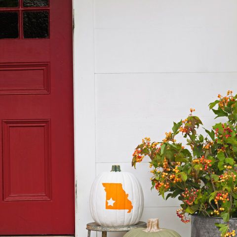 Address Number - Pumpkin Painting Idea