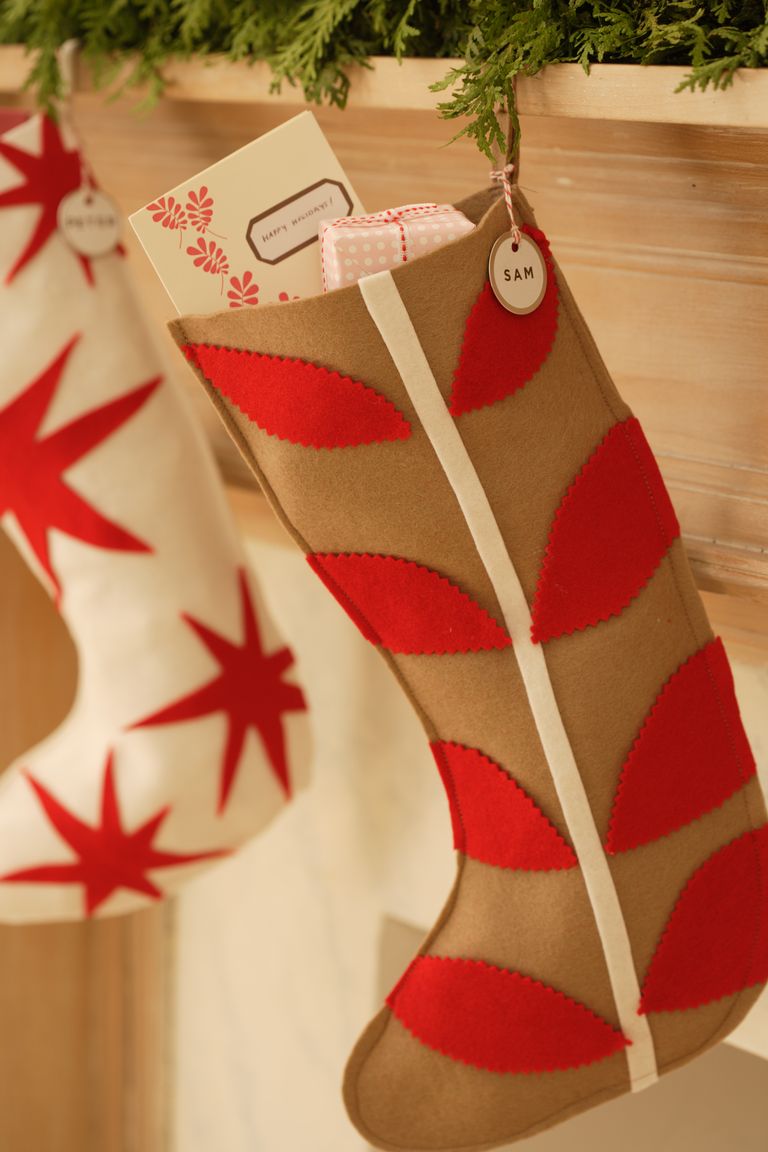 20 DIY Christmas Stockings How to Make Christmas Stockings Craft