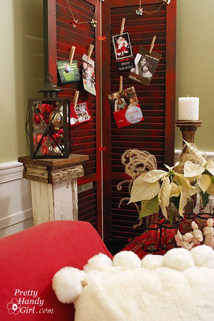 Christmas Card Holders Holiday Shutters