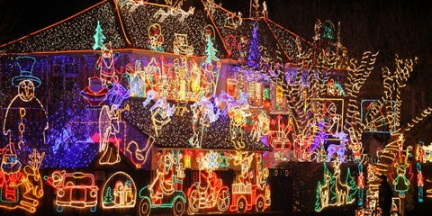 Crazy Outdoor Christmas Lights At Womansday Photos Of Image