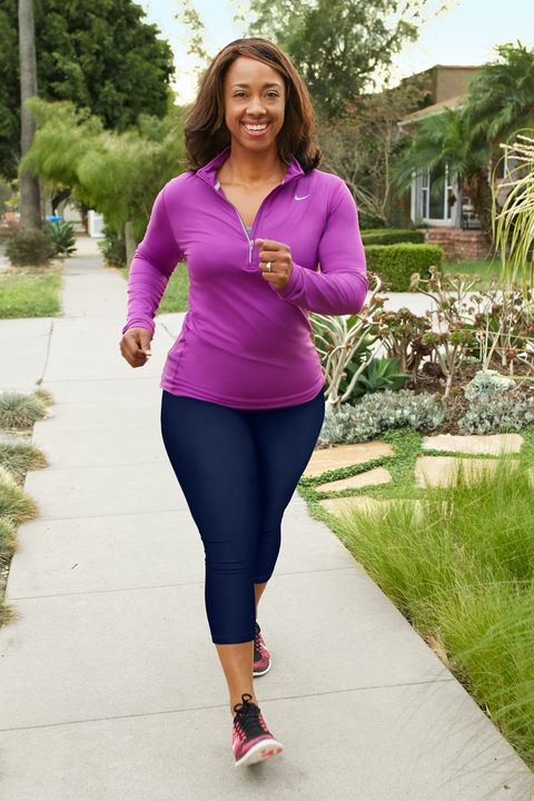 Clothing, Pink, Purple, Recreation, Jogging, Tights, Running, Textile, Spandex, Athlete, 