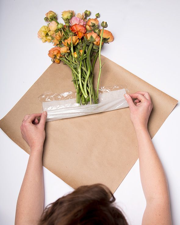 How to on sale wrap flowers