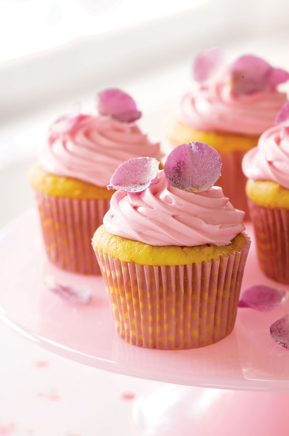 valentine's day recipes rose petal cupcakes