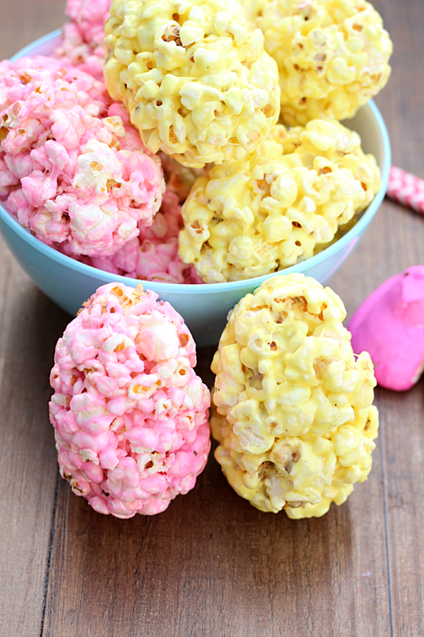 Peeps Marshmallow Popcorn Eggs