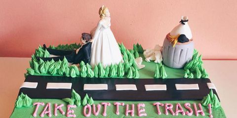Green, Dress, Cake decorating, Gown, Cake, Dessert, Wedding dress, Cake decorating supply, Baked goods, Bride, 