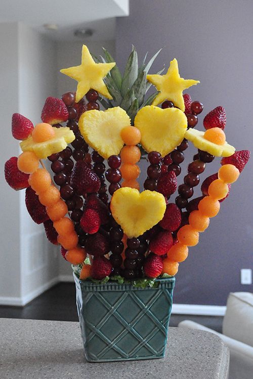 How to make a Fruit Bouquet - The Creative Mom