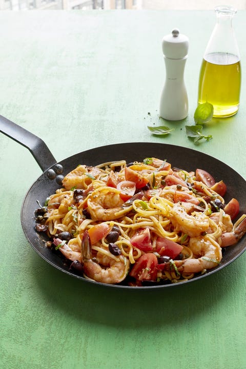 Best Shrimp Linguine Puttanesca Recipe - WomansDay.com