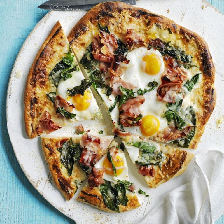 Sunny-Side-Up Pizza