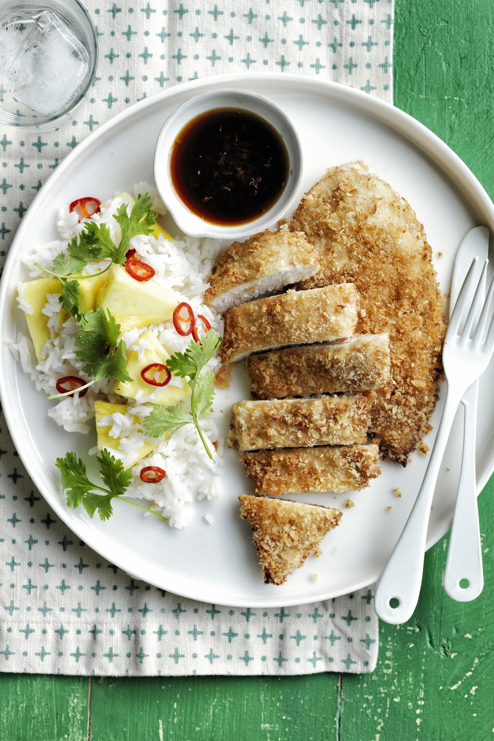 heart healthy recipes baked chicken cutlets with pineapple rice