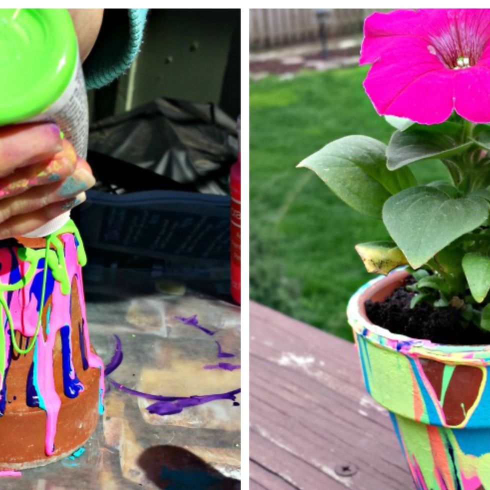 Pride Craft Rainbow Flowerpot