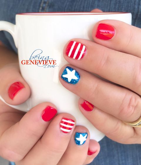 Memorial Day Nails - 4th of July Nails