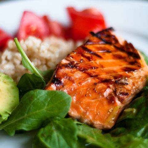 dish, food, cuisine, ingredient, garnish, spinach salad, salmon, meat, vegan nutrition, spinach,