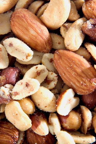summer foods variety of nuts