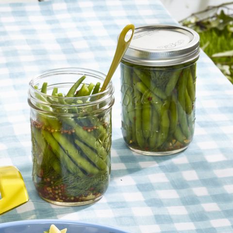 bbq side dishes - Overnight Pickled Green Beans Recipe