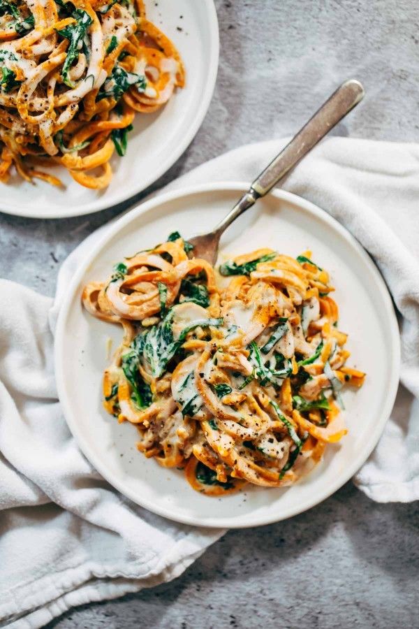 sweet potato spiral noodles