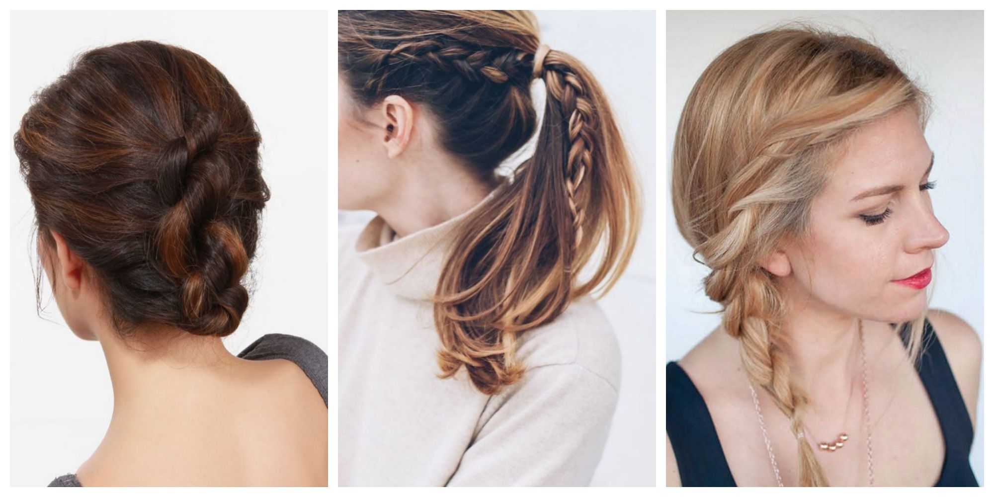 The 10 Easiest Summer Hair Ideas On Pinterest Easy Summer Hairstyles