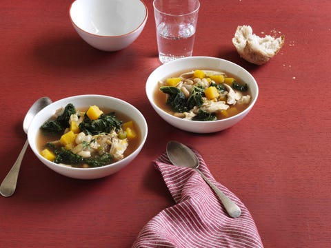 Kale, White Bean, and Butternut Squash Soup kale white bean and butternut squash soup