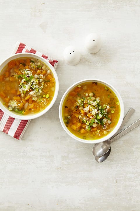 light dinner ideas Butternut Squash and White Bean Soup light dinner ideas butternut squash and white bean soup