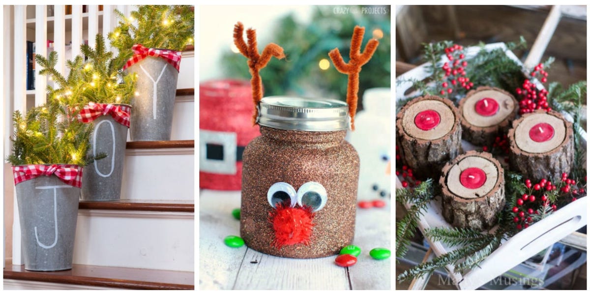 55+ Easy Christmas Crafts Simple DIY Holiday Craft Ideas & Projects 55+ Easy Christmas C