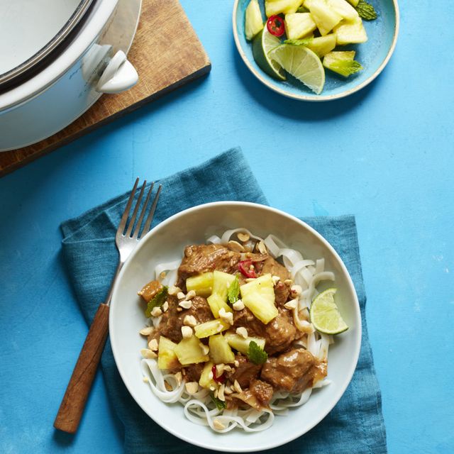 Thai-Style Pork with Rice Noodles Recipe