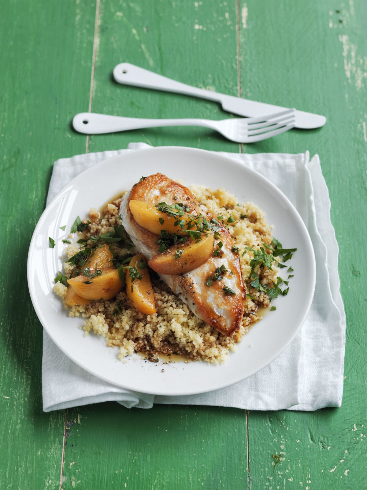 Chicken with Peaches and Ginger Recipe