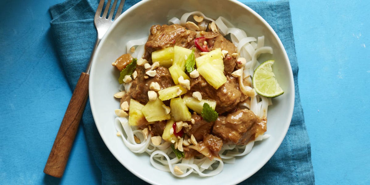 Best Thai-Style Pork with Rice Noodles Recipe - WomansDay.com
