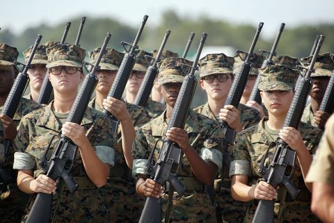 Soldier, Social group, Gun, Military uniform, Uniform, Headgear, Team, Military, Military organization, Troop, 