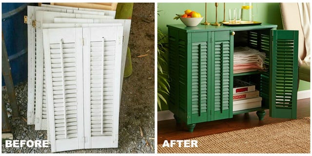 Trash to Treasure Furniture Makeover and Tips on blending Country