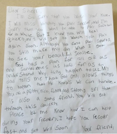 Little Boy Writes Romantic Letter - Cute Letter from Kids